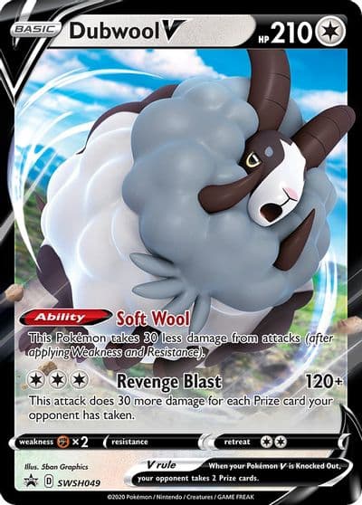 Dubwool V - SWSH049 SWSH: Sword & Shield Promo Cards Pokemon card