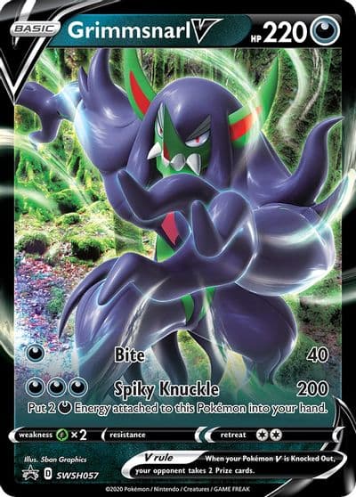 Grimmsnarl V - SWSH057 SWSH: Sword & Shield Promo Cards Pokemon card