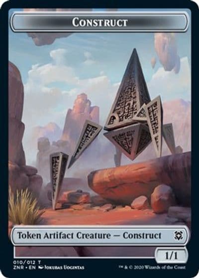 Construct Illusion Double Sided Token Zendikar Rising Magic card