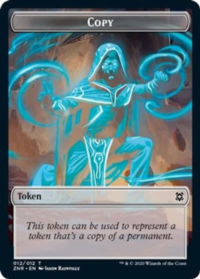 Copy Kor Warrior Double Sided Token Zendikar Rising Magic card