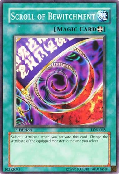 Scroll of Bewitchment Labyrinth of Nightmare Yu-Gi-Oh! card