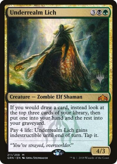 Underrealm Lich Promo Pack: Zendikar Rising Magic card