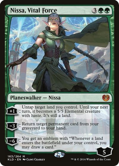 Nissa Vital Force Promo Pack: Zendikar Rising Magic card