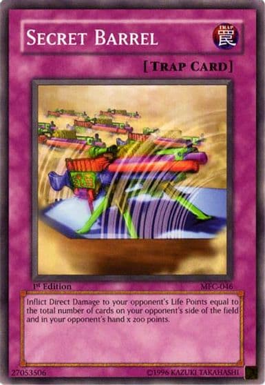 Secret Barrel Magician's Force Yu-Gi-Oh! card