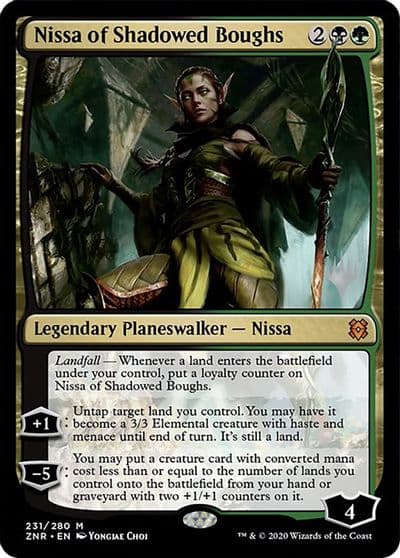 Nissa of Shadowed Boughs Promo Pack: Zendikar Rising Magic card