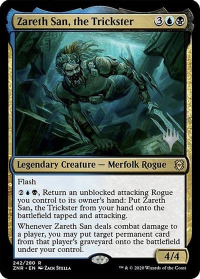 Zareth San the Trickster Promo Pack: Zendikar Rising Magic card