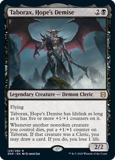 Taborax Hopes Demise Promo Pack: Zendikar Rising Magic card