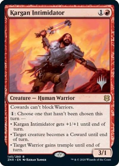 Kargan Intimidator Promo Pack: Zendikar Rising Magic card