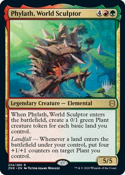Phylath World Sculptor Promo Pack: Zendikar Rising Magic card