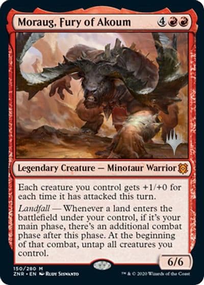 Moraug Fury of Akoum Promo Pack: Zendikar Rising Magic card