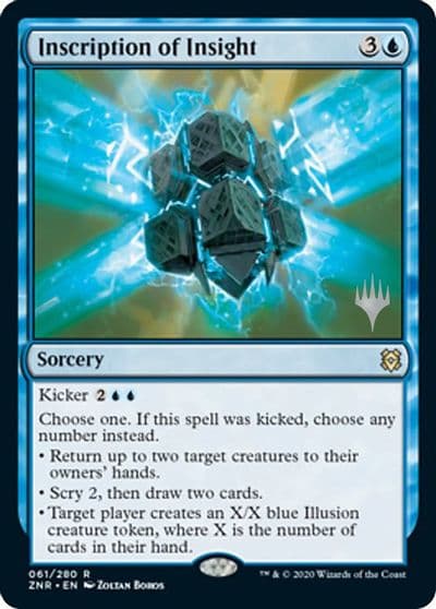 Inscription of Insight Promo Pack: Zendikar Rising Magic card