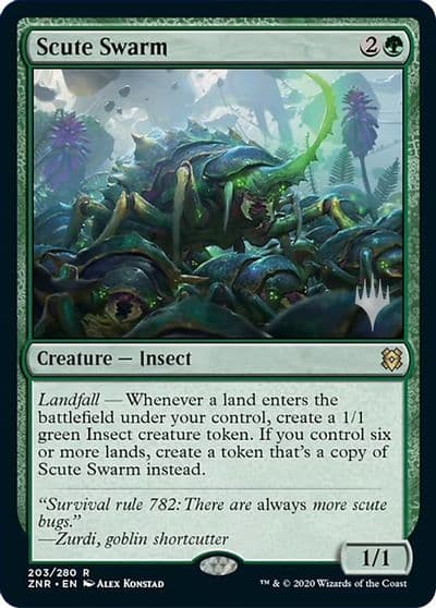 Scute Swarm Promo Pack: Zendikar Rising Magic card