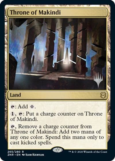 Throne of Makindi Promo Pack: Zendikar Rising Magic card
