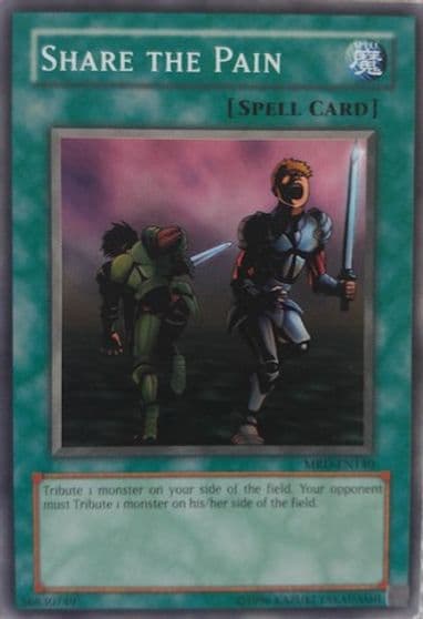 Share the Pain Metal Raiders Yu-Gi-Oh! card
