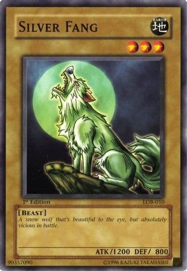 Silver Fang The Legend of Blue Eyes White Dragon Yu-Gi-Oh! card