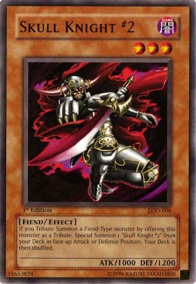 Skull Knight 2 Legacy of Darkness Yu-Gi-Oh! card