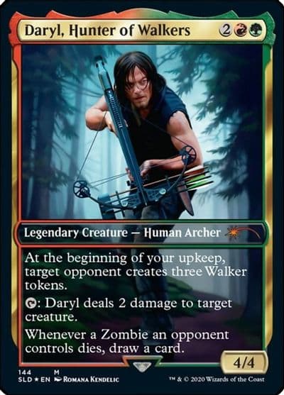 Daryl Hunter of Walkers Secret Lair Drop Series Magic card