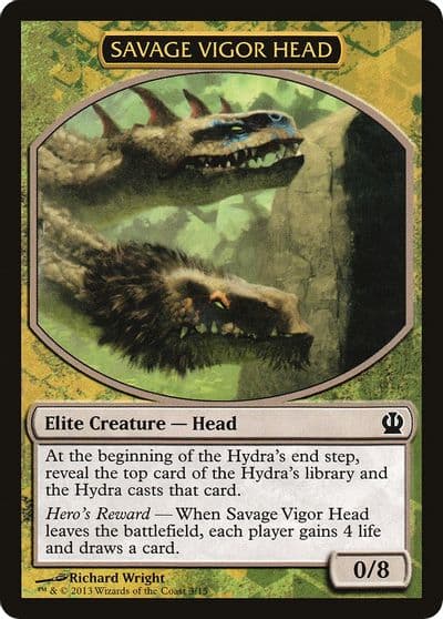 Savage Vigor Head Hero's Path Promos Magic card