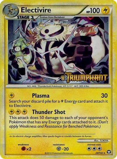 Electivire (Prerelease) HGSS Promos Pokemon card