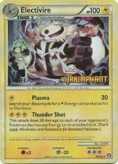 Electivire (Prerelease) [Staff] HGSS Promos Pokemon card