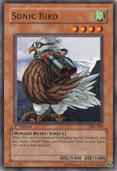 Sonic Bird Magic Ruler Yu-Gi-Oh! card
