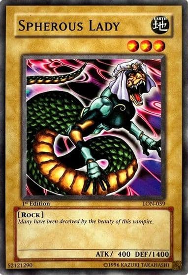 Spherous Lady Labyrinth of Nightmare Yu-Gi-Oh! card