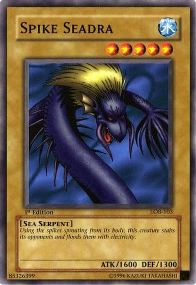 Spike Seadra The Legend of Blue Eyes White Dragon Yu-Gi-Oh! card