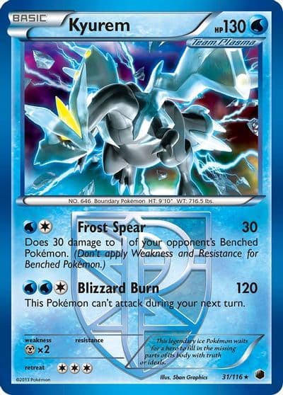 Kyurem Deck Exclusives Pokemon card