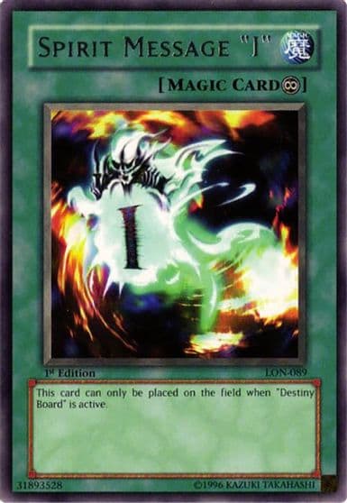 Spirit Message I Labyrinth of Nightmare Yu-Gi-Oh! card
