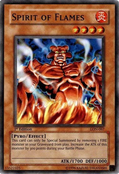 Spirit of Flames Labyrinth of Nightmare Yu-Gi-Oh! card