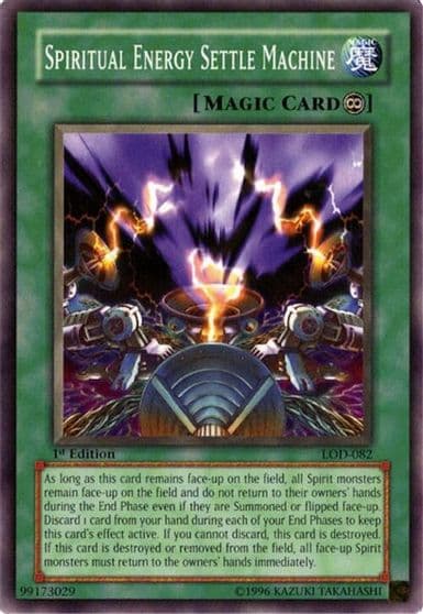 Spiritual Energy Settle Machine Legacy of Darkness Yu-Gi-Oh! card
