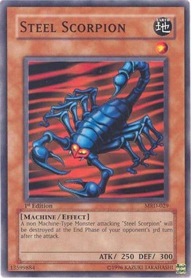 Steel Scorpion Metal Raiders Yu-Gi-Oh! card