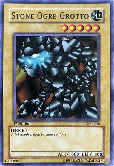 Stone Ogre Grotto Magic Ruler Yu-Gi-Oh! card