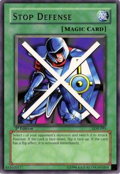 Stop Defense The Legend of Blue Eyes White Dragon Yu-Gi-Oh! card