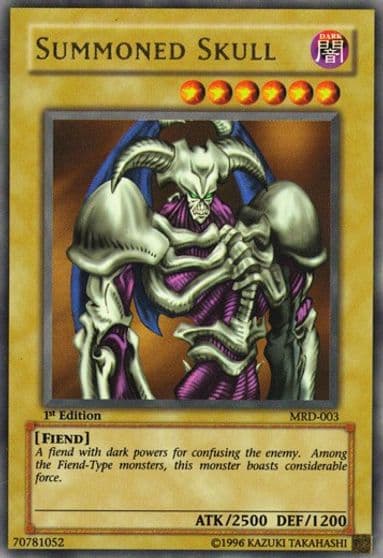 Summoned Skull Metal Raiders Yu-Gi-Oh! card