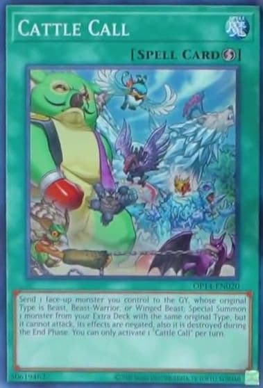 Cattle Call OTS Tournament Pack 14 Yu-Gi-Oh! card