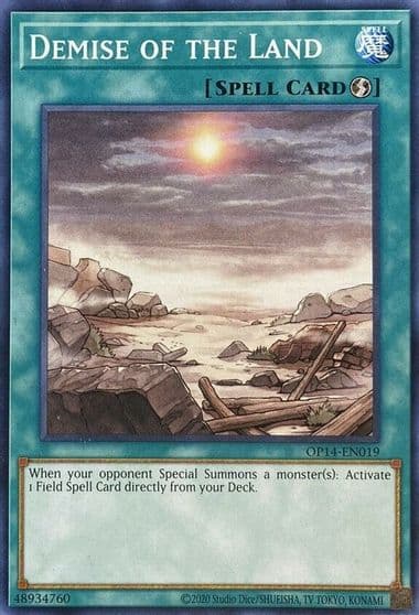 Demise of the Land OTS Tournament Pack 14 Yu-Gi-Oh! card