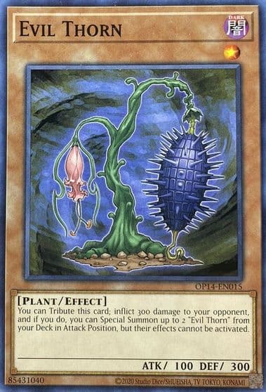 Evil Thorn OTS Tournament Pack 14 Yu-Gi-Oh! card