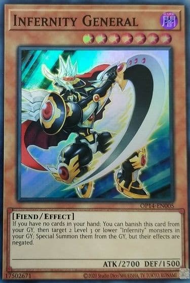 Infernity General OTS Tournament Pack 14 Yu-Gi-Oh! card