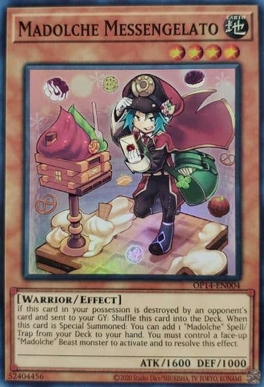 Madolche Messengelato OTS Tournament Pack 14 Yu-Gi-Oh! card