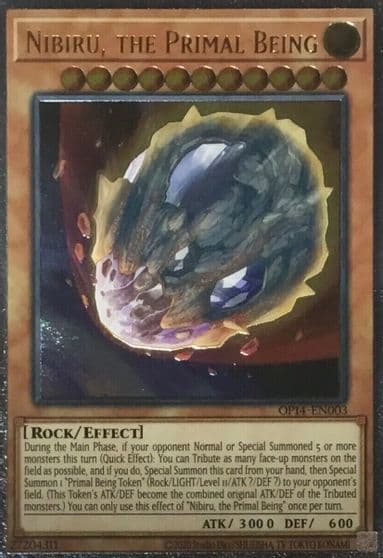 Nibiru the Primal Being UTR OTS Tournament Pack 14 Yu-Gi-Oh! card