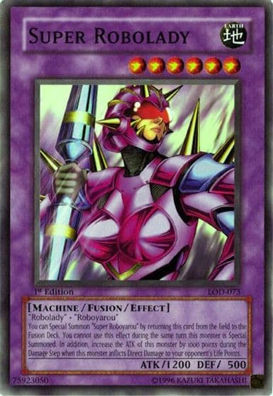 Super Robolady Legacy of Darkness Yu-Gi-Oh! card
