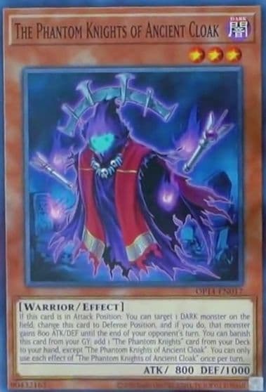 The Phantom Knights of Ancient Cloak OTS Tournament Pack 14 Yu-Gi-Oh! card