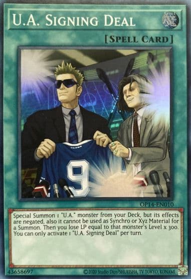 UA Signing Deal OTS Tournament Pack 14 Yu-Gi-Oh! card
