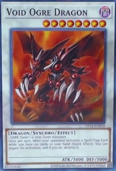 Void Ogre Dragon OTS Tournament Pack 14 Yu-Gi-Oh! card