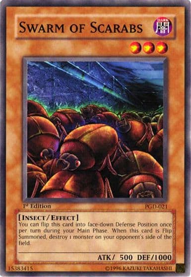 Swarm of Scarabs Pharaonic Guardian Yu-Gi-Oh! card