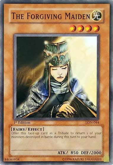 The Forgiving Maiden Labyrinth of Nightmare Yu-Gi-Oh! card