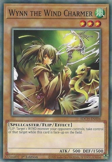 Wynn the Wind Charmer Structure Deck: Spirit Charmers Yu-Gi-Oh! card