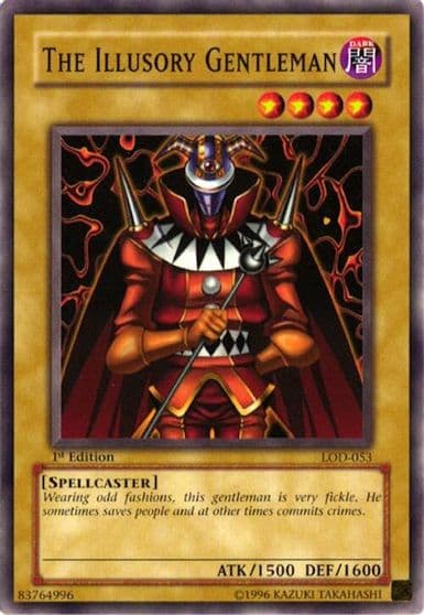 The Illusory Gentleman Legacy of Darkness Yu-Gi-Oh! card