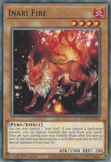 Inari Fire Structure Deck: Spirit Charmers Yu-Gi-Oh! card